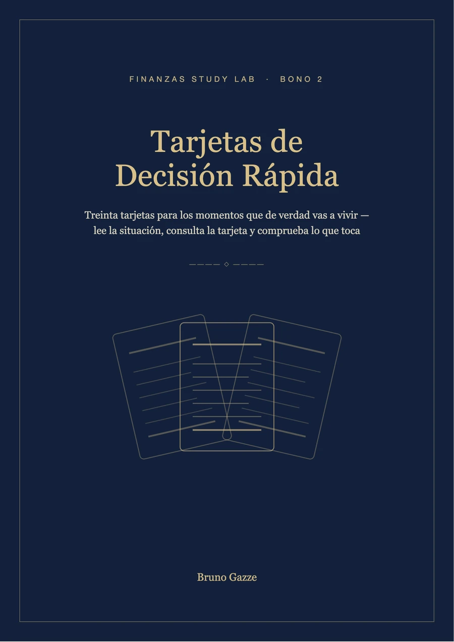 Tarjetas de Decisión Rápida: 30 tarjetas para los momentos que vas a vivir