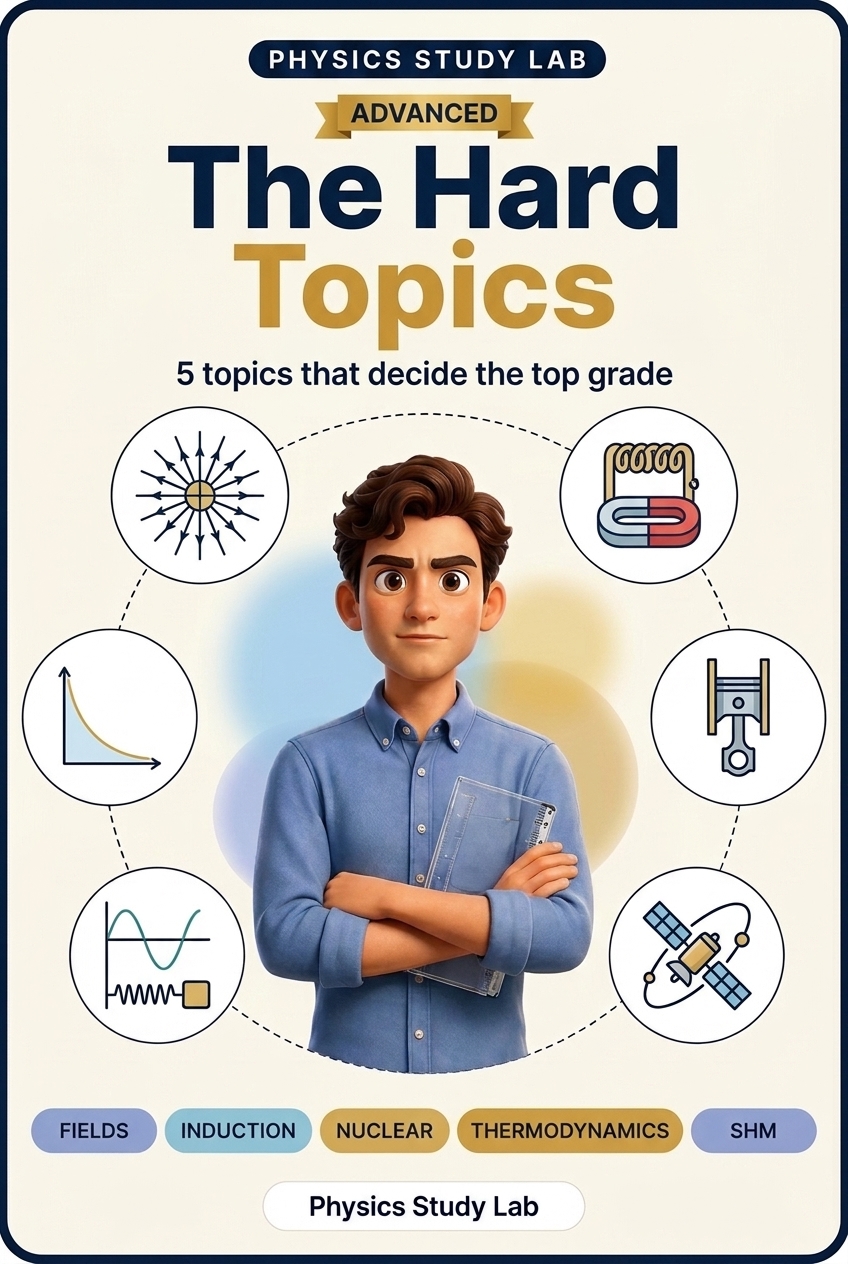 A-Level / AP Physics: The Hard Topics — 5 topics that decide the top grade